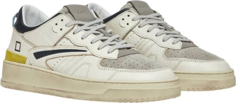 D.a.t.e. Luxe Beige Sneakers Multicolor Heren