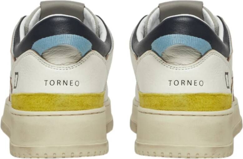 D.a.t.e. Luxe Beige Sneakers Multicolor Heren