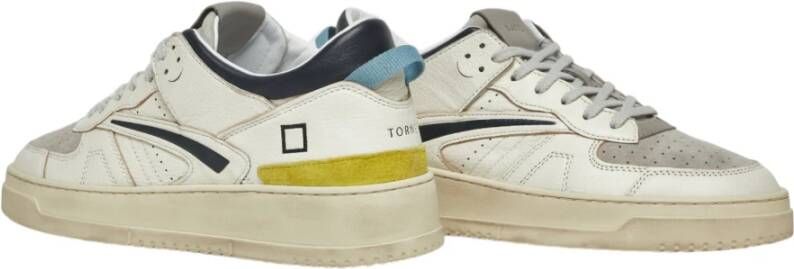 D.a.t.e. Luxe Beige Sneakers Multicolor Heren