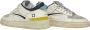 D.a.t.e. Rode leren sneaker met geperforeerde neus White Heren - Thumbnail 9