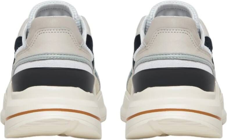D.a.t.e. Stijlvolle Beige Sneakers voor Mannen Multicolor Heren