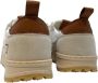 D.a.t.e. Beige Suède en Wit Nylon Sneakers White Heren - Thumbnail 5