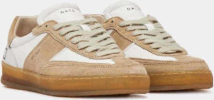 D.a.t.e. Beige Suede Sporty Sneakers Beige Heren