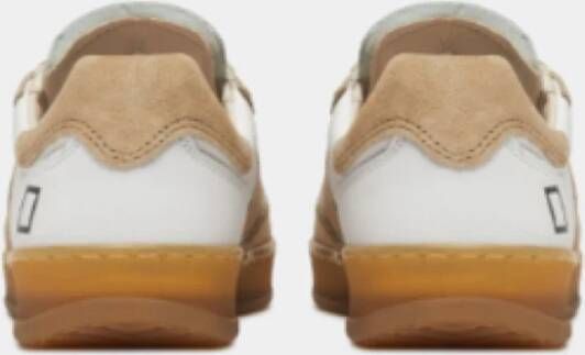 D.a.t.e. Beige Suede Sporty Sneakers Beige Heren
