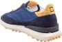 D.a.t.e. Blauwe Suède en Nylon Hardloopschoenen - Thumbnail 2