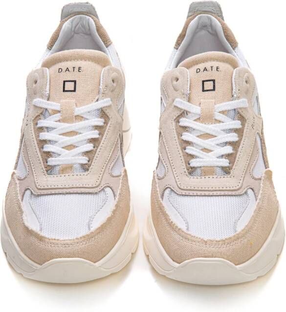 D.a.t.e. Canvas lage sneaker in suède