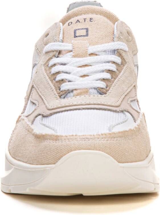 D.a.t.e. Canvas Low Sneaker van Canvas en Suède Multicolor Heren