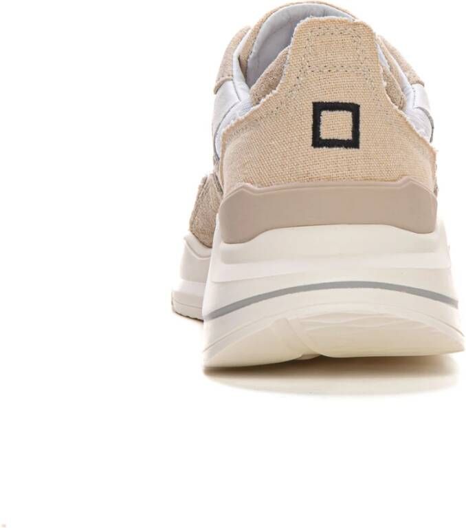 D.a.t.e. Canvas Low Sneaker van Canvas en Suède Multicolor Heren