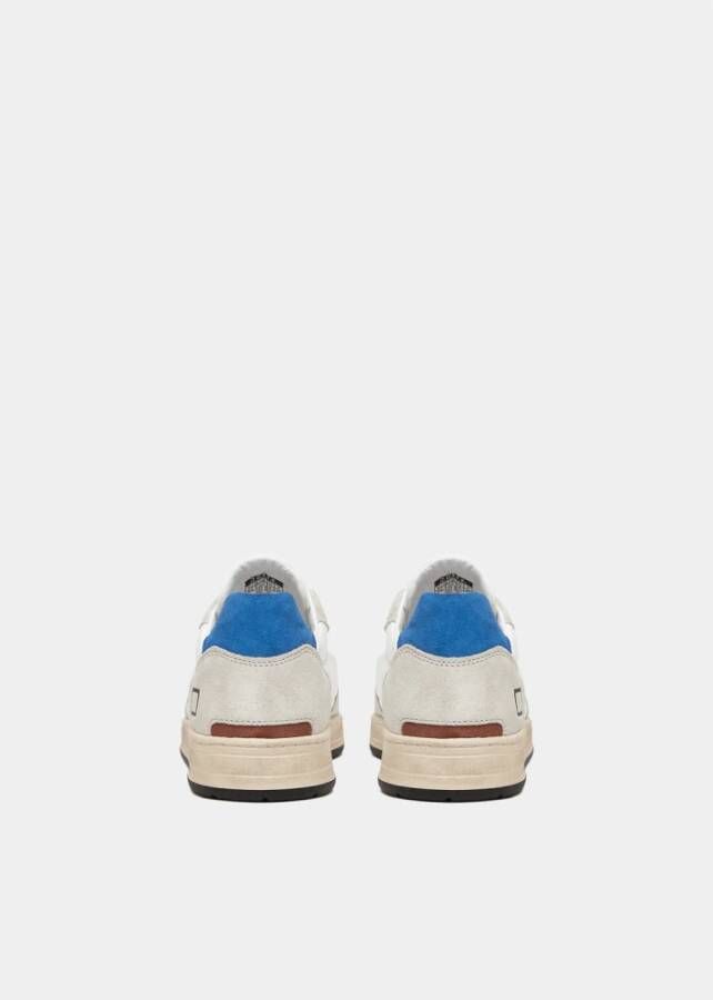 D.a.t.e. Court 2.0 Wit Blauw Sneakers Multicolor Heren