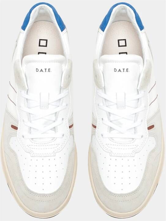 D.a.t.e. Court 2.0 Wit Blauw Sneakers Multicolor Heren