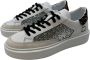 D.a.t.e. Dierenprint Leren Sneakers White Dames - Thumbnail 3