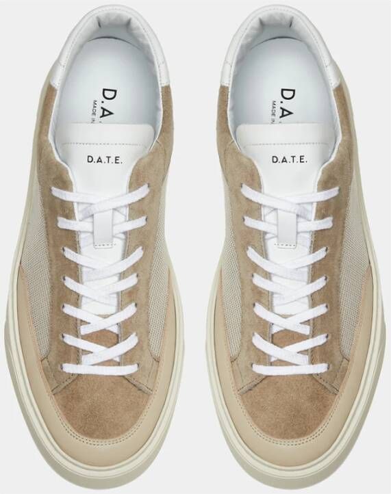 D.a.t.e. Dragon Beige Sneakers Levante Beige Heren