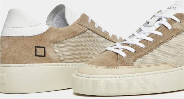 D.a.t.e. Dragon Beige Sneakers Levante Beige Heren