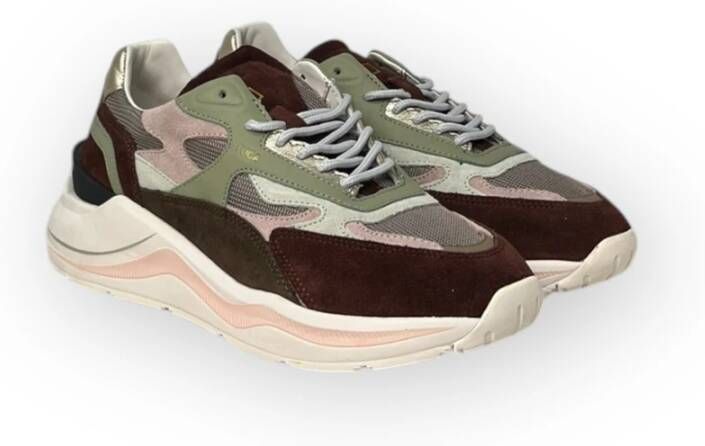 D.a.t.e. Draken Sneakers voor een Stijlvolle Look Multicolor Heren