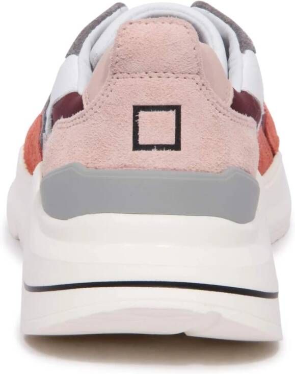 D.a.t.e. Fuga Hairy Bordeaux Sneakers