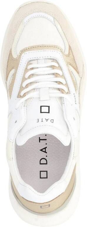 D.a.t.e. Fuga Laminated Platinum Sneakers