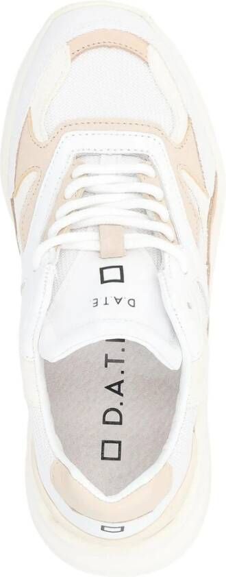 D.a.t.e. Fuga Pure White Sneakers