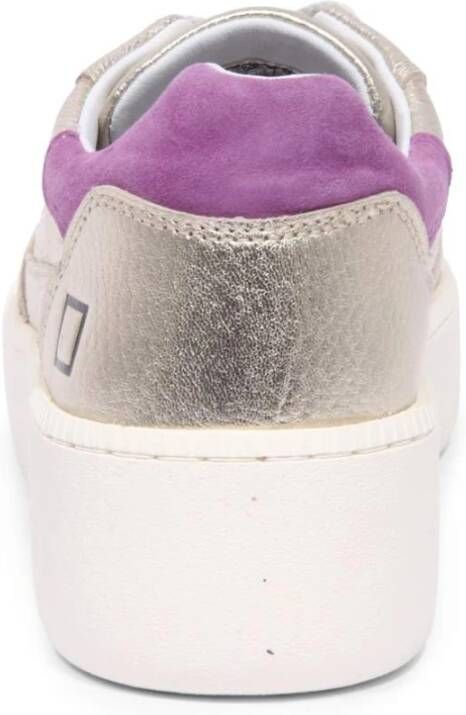 D.a.t.e. Gelamineerde Step Schoenen Platinum Model