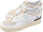 D.a.t.e. Glanzend Wit Beige Sneakers - Thumbnail 2