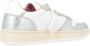 D.a.t.e. Glanzende Wit-Zilveren Court Sneakers - Thumbnail 2