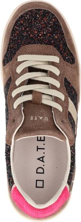 D.a.t.e. Glitter Bronze Court 2.0 Sneakers