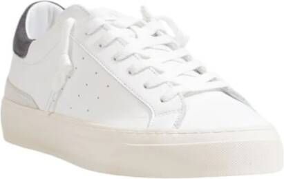 D.a.t.e. Grijze leren sneaker heren herfst winter White Heren