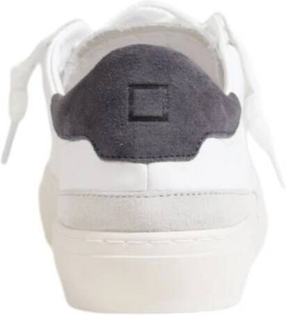 D.a.t.e. Grijze leren sneaker heren herfst winter White Heren