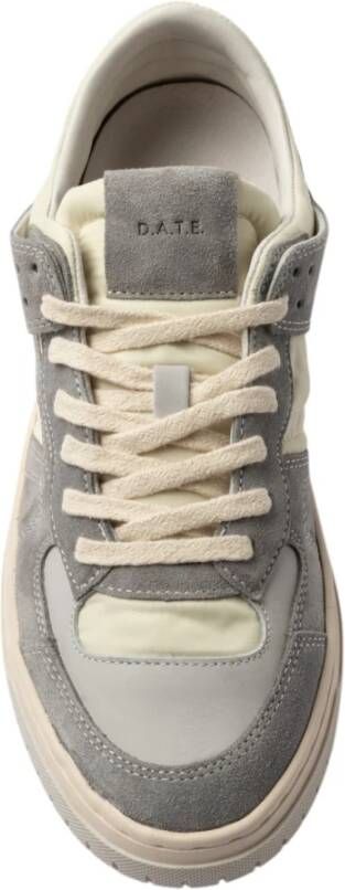 D.a.t.e. Grijze Sneakers voor een Stijlvolle Look