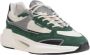 D.a.t.e. Groene suède lage sneakers met wit nylon Multicolor Heren - Thumbnail 16