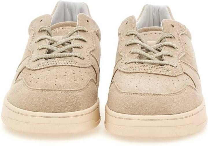 D.a.t.e. Heren Beige Suède Sneakers Beige Heren