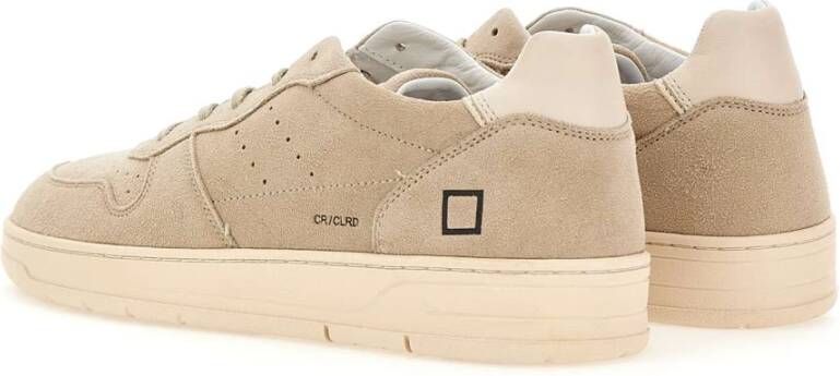 D.a.t.e. Heren Beige Suède Sneakers Beige Heren