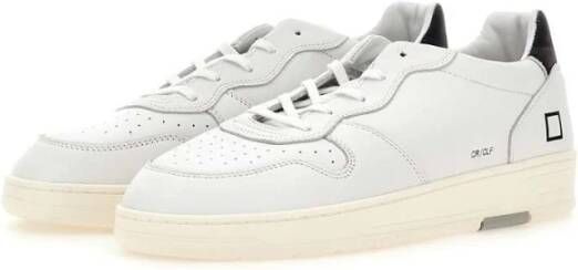 D.a.t.e. Heren Leren Witte Sneakers White Heren
