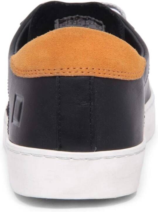 D.a.t.e. Hill Low Calf Zwarte Sneakers