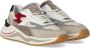 D.a.t.e. Ivoor Sneaker met Bourgondisch Suède Inzetstukken Multicolor Heren - Thumbnail 2