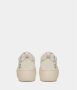 D.a.t.e. Ivory Leren Sneakers met Zilveren Details Beige Dames - Thumbnail 2