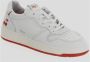 D.a.t.e. Kersen Leren Sneakers Ronde Neus White Dames - Thumbnail 3