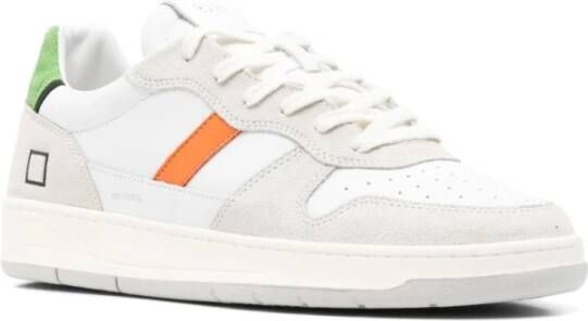 D.a.t.e. Lace-Up Sneakers met Logo Patch