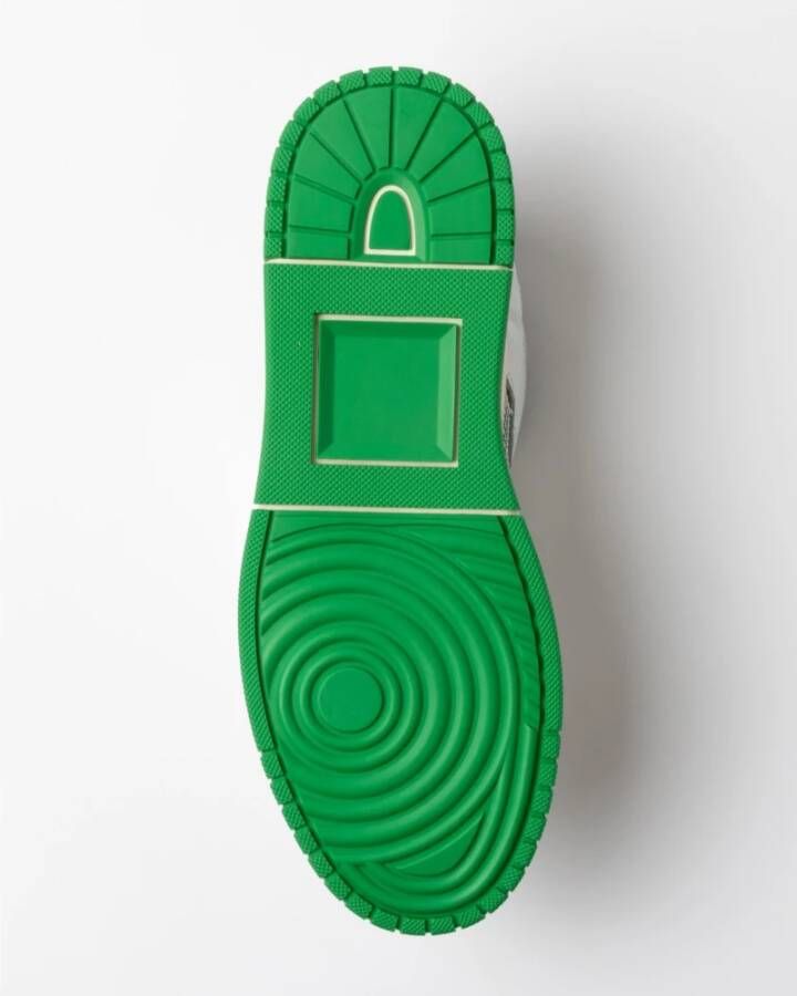 D.a.t.e. Lage leren en stoffen sneakers