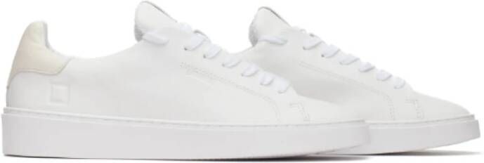 D.a.t.e. Lage leren sneakers White Heren