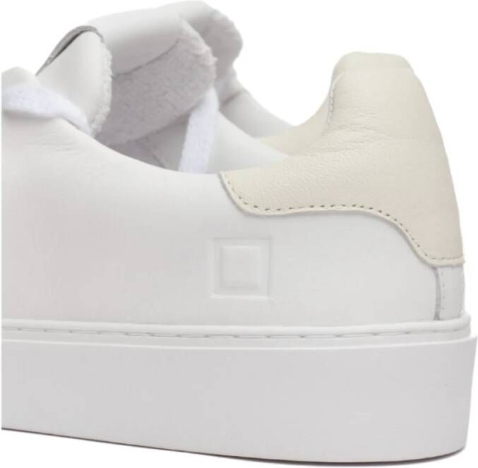 D.a.t.e. Lage leren sneakers White Heren
