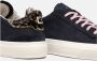 D.a.t.e. Lage Sneaker in Blueubuck Leer - Thumbnail 3