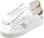 D.a.t.e. Lage Vintage Kalf Wit Luipaard Sneakers - Thumbnail 2