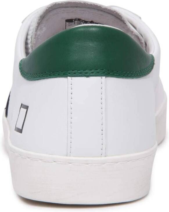 D.a.t.e. Lage White-Groene Schoenen