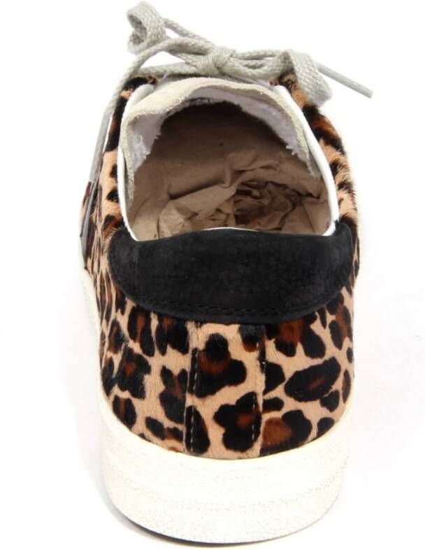D.a.t.e. Leopard Pony Leren Schoenen