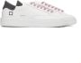 D.a.t.e. Leren Gestreepte Sneakers White Dames - Thumbnail 3