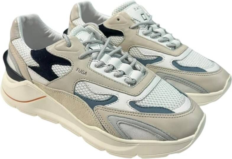 D.a.t.e. Leren sneaker met gelzool Multicolor Heren