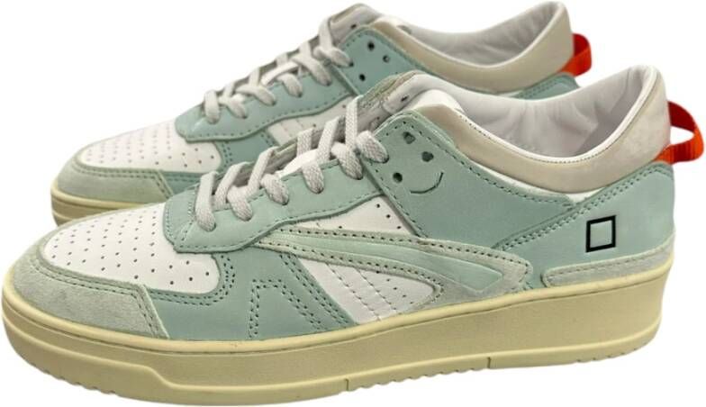 D.a.t.e. Leren Sneaker met Verhoogde Binnenzool Multicolor Dames