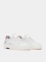 D.a.t.e. Leren Sneakers met Fuchsia Accenten White Dames - Thumbnail 2