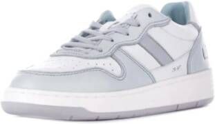 D.a.t.e. Leren Sneakers met Logo Detail Multicolor Dames