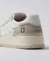 D.a.t.e. Leren Sneakers met Perforaties en Witte Hak - Thumbnail 2
